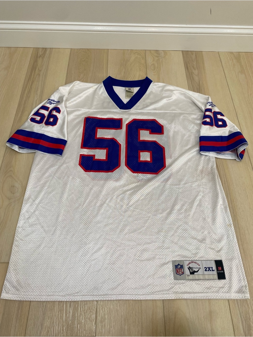NFL Reebok Vintage Collection New York Giants Lawrence Taylor #56 Jersey 2XL